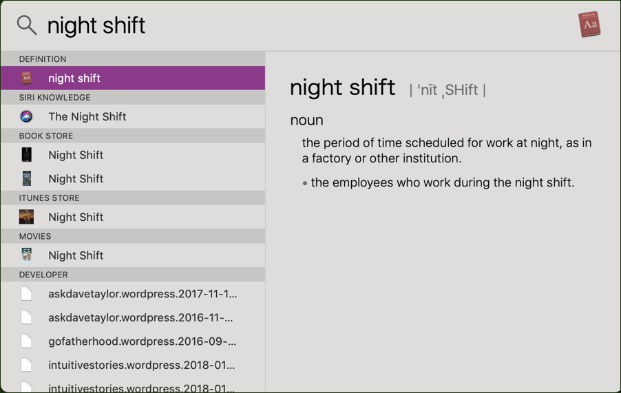 night shift for mac os